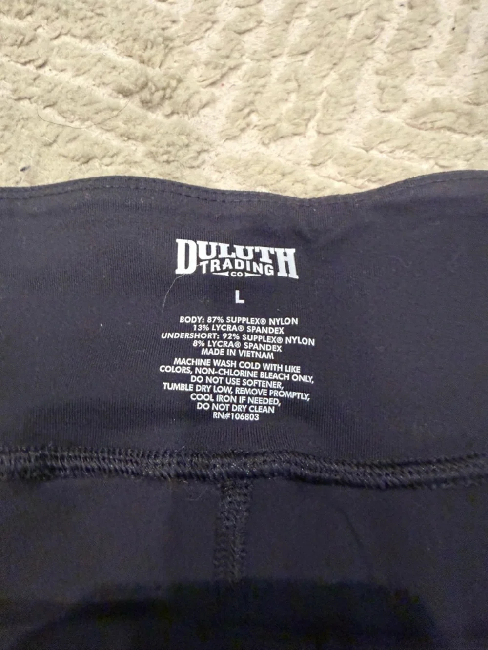 Duluth Trading Co Black Women's Stretch Skirt Size Large.   0052